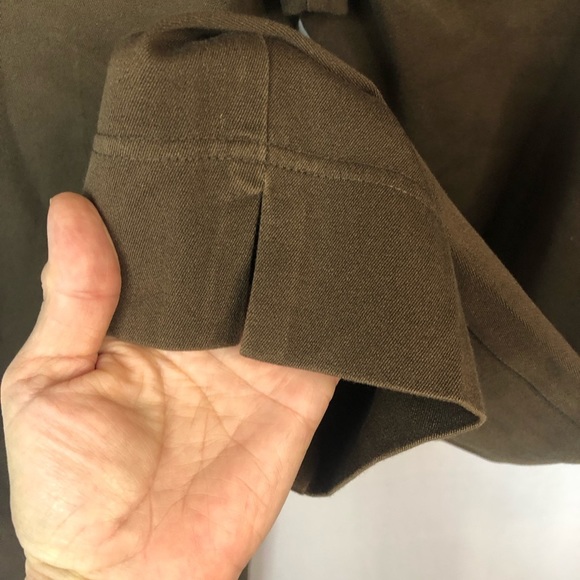 Chico’s Women’s Pant Side Zip Flat Front Classic Basic Brown - Picture 7 of 7